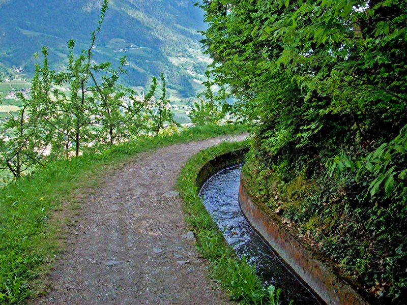 Marlinger Waalweg - Waalwege bei Meran - Südtirol