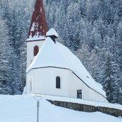 Ulten Winter St Gertraud Kirche