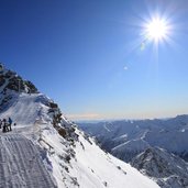 Skigebiet Schnalstal Gipfelkreuz
