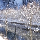 Ulten Winter Fluss