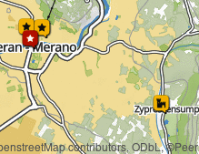 Karte: Kurstadt Meran