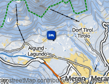 Karte: Apartsuites Rosengarten