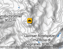 Karte: Lodner / Cima Fiammante