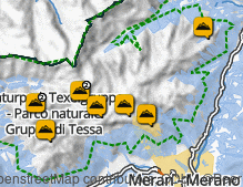 Map: Gruppo di Tessa