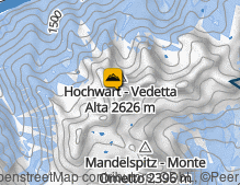 Karte: Ultner Hochwart / Vedetta Alta