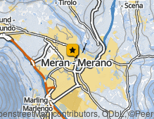Mappa: Stadttheater Meran / Teatro Civico di Merano