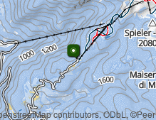 Karte: Falzeben - Meran 2000