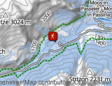 Map: Meraner Höhenweg Außerhütt - Ulfas - Matatz