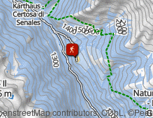 Map: Meraner Höhenweg Unterstell - Katharinaberg
