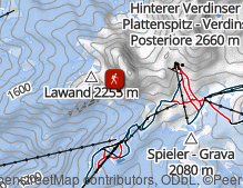 Karte: Auf den Großen Mittager