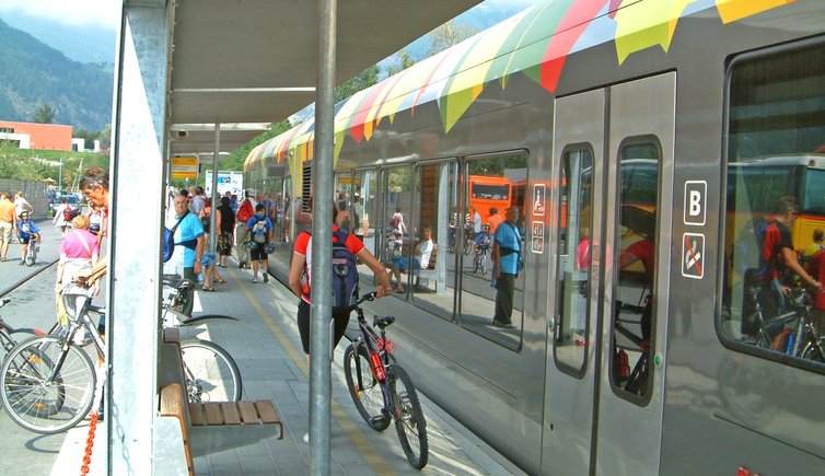 Bahn & Bike Fahrradmitnahme Vinschgerbahn und Eisenbahn
