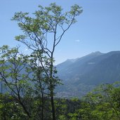 Fragsburger Wasserfall Panorama Burggrafenamt