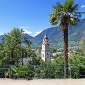 meran altstadt von tappeinerweg aus