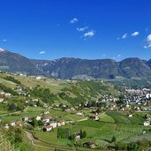 meran und gratsch von algunder waalweg aus