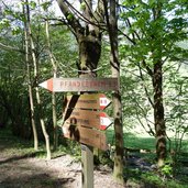 andreas hofer rundweg wegweiser pfandleralm