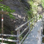 abzweigung hafling klammweg nach oberdorf