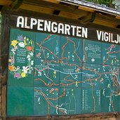 karte alpengarten vigiljoch wanderdege