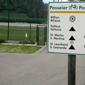 meran passeierradweg schild