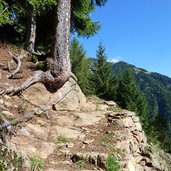 schwieriger abschnitt meraner hoehenweg longfall muthoefe