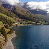 dji vernagt stausee dorf herbst