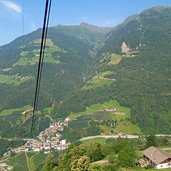 saltaus von seilbahn aus
