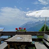 gasthof klammeben ausblick nach norden texelgruppe