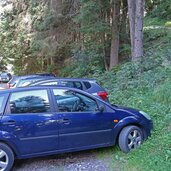 parkplatz bei rappen hoefe