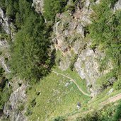 meraner hoehenweg schwierige stelle