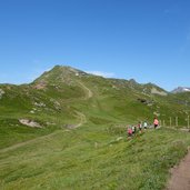 weg nr jaufenkamm westlich von rinner sattel fr