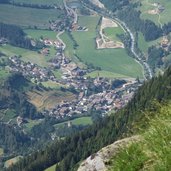 blick auf passeiertal st leonhard in passeier