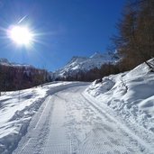 pfelders weg nach lazins winter