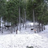 weg abzweigung zum laugensee