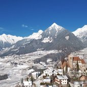 schenna winter dahinter dorf tirol