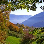 partschinser waalweg ausblick richtung algund