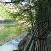 vernagt stausee wanderung weg holz