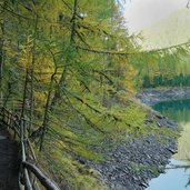 vernagt stausee wanderung personen herbst