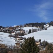 hafling dorf winter blick nach oberdorf inverno avelengo di sopra