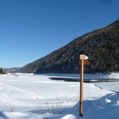 kuppelwies ulten winter zoggler stausee