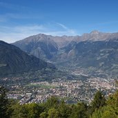 aussicht auf meran meraner talkessel