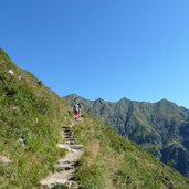 wanderer weg spronser tal