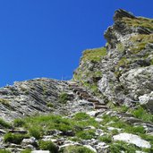 wanderweg zum spronserjoch