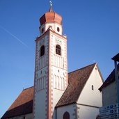 tisens turm kirche Pfarrkirche Maria Himmelfahrt chiesa tesimo