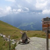 wegweiser oberhalb stuller mut