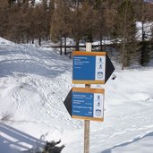 winterwanderweg kurzras bergl alm