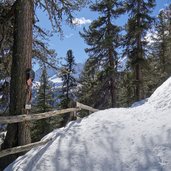 schnalstal weg nr winterweg zur bergl alm