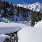 winter lagaunbach bei bruecke