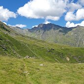 weg unterhalb speikspitze