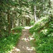 weg und von breiteben nach st leonhard