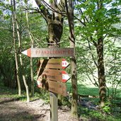 andreas hofer rundweg wegweiser pfandleralm