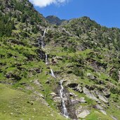 kaserbach wasserfall bei aeussere falser alm